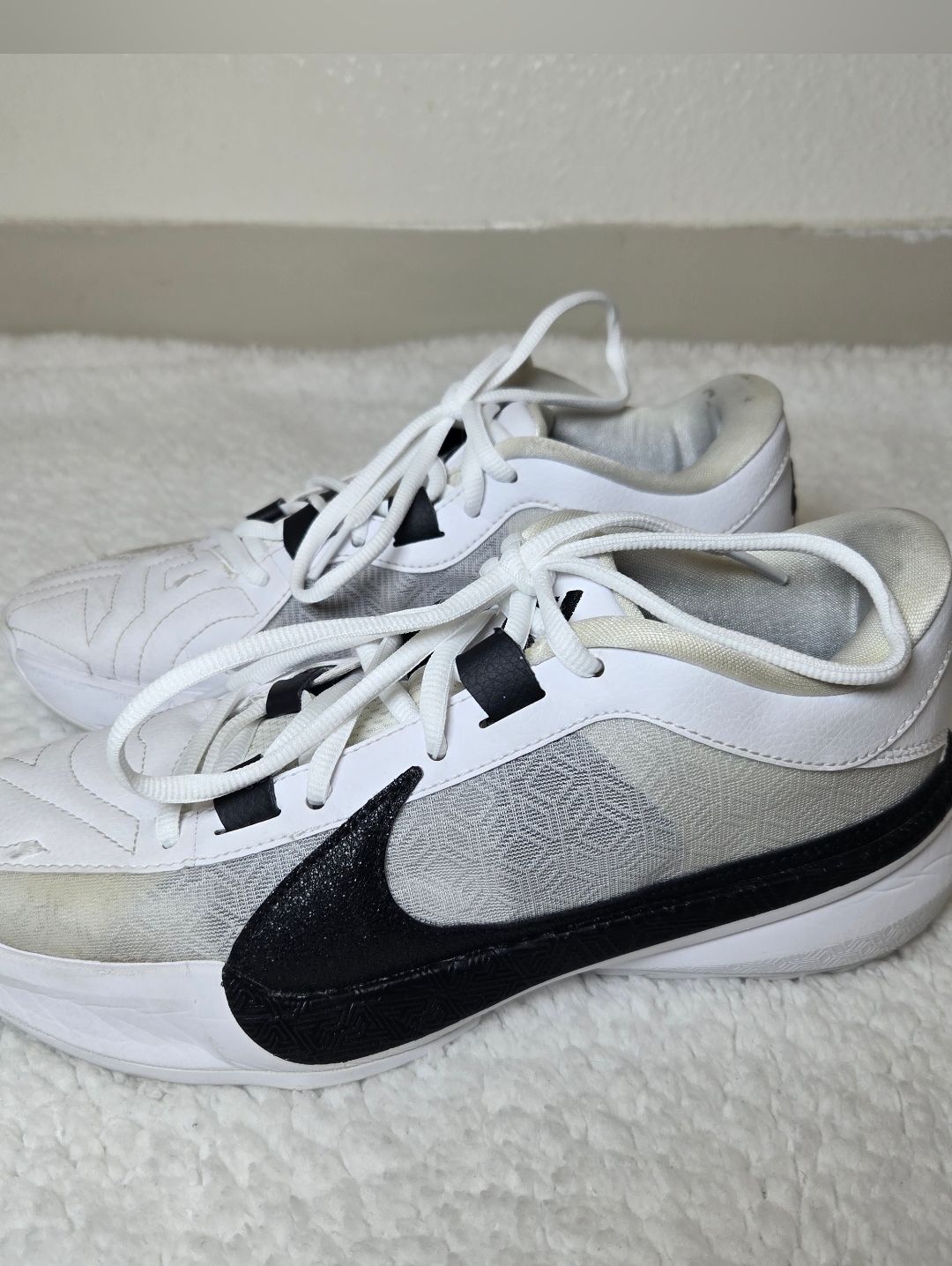 Nike Giannis Freak 5 Running Shoes White Black Dz2946 100 Men's Size 7